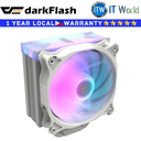 Darkflash DARKAIR A-RGB 5V3pin Four heatpipes design CPU Tower Cooler PINK/WHITE/BLACK