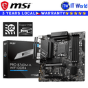 MSI Pro B760M-A Wifi mATX LGA1700 DDR4 Motherboard