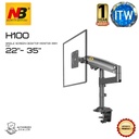 NEW SERIES NB H100 DESKTOP MONITOR ARM 22" - 35" UP TO 12KG