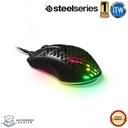 Steelseries AEROX 3 RGB Gaming Mouse - Super mesh USB-C detachable cable, AquaBarrier™