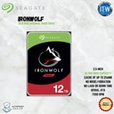 SEAGATE IRONWOLF 12TB 3.5 HDD