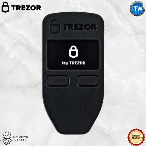 [Trezor One Black] Trezor One - Crypto Hardware Wallet (Black) - The Most Trusted Cold Storage for Bitcoin, Ethereum, ERC20 and Many More