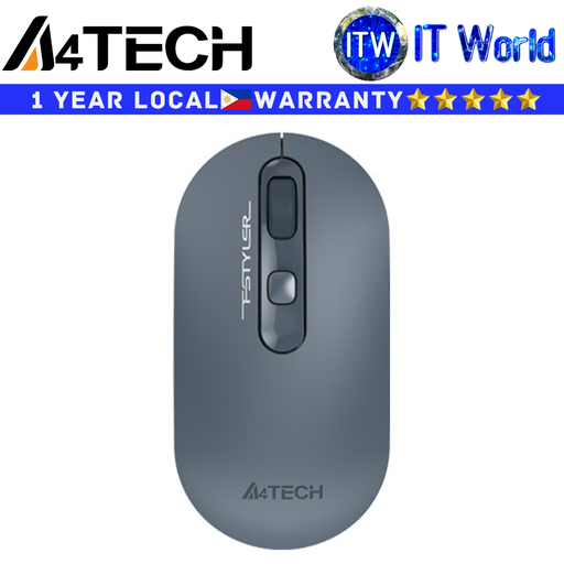 [FG20 Ash Blue] A4Tech Wireless Mouse FG20 Bluetooth 2.4GHz Symmetric Optical Nano USB Receiver Ash Blue