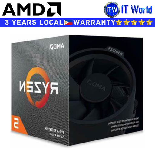 [AMD RYZEN 5 3600 3Y PH] AMD Ryzen 5 3600 6-Cores 12-Thread 4.2GHz Max Boost, 3.6GHz Base Desktop Processor