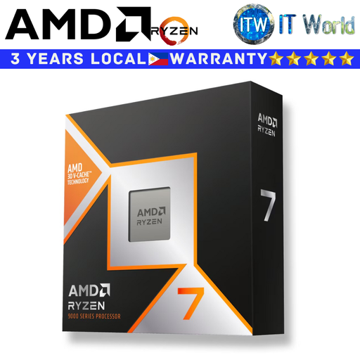 [RYZEN 7 9800X3D 3Y PH] AMD Ryzen 7 9800X3D 8-Cores 16-Threads AM5 CPU Socket Desktop Processor without cooler