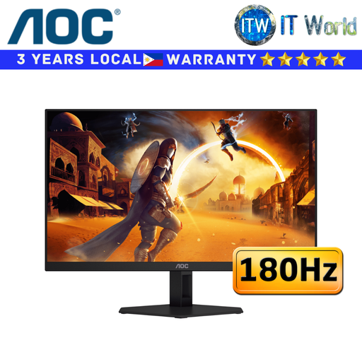 [27G4E] Itw | AOC Monitor 27"(1920×1080 FHD) / 180Hz / IPS / 0.5ms MPRT / 27G4E