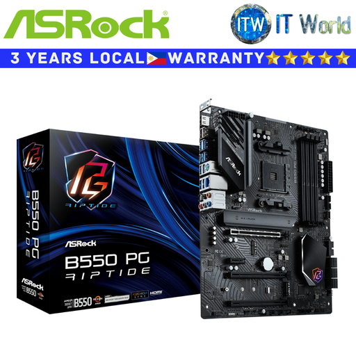 [Asrock B550 Phantom Gaming Riptide] ASRock Motherbord B550 Phantom Gaming Riptide ATX AM4 DDR4