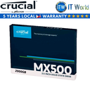 Crucial MX500 3D NAND SATA 2.5" 7mm Internal SSD (2TB)