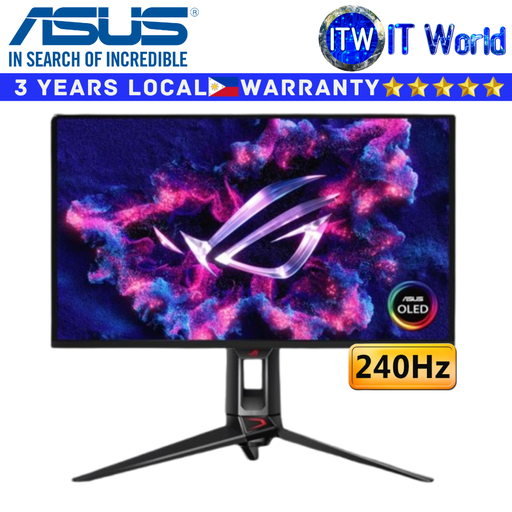 [PG27UCDM] ASUS Gaming Monitor ROG Swift OLED PG27UCDM 27" 3840x2160 / 240Hz / QD-OLED / 0.03ms GTG