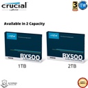 Crucial BX500 3D NAND SATA 2.5 Inch Internal SSD, up to 540MB/s - in 1TB / 2TB