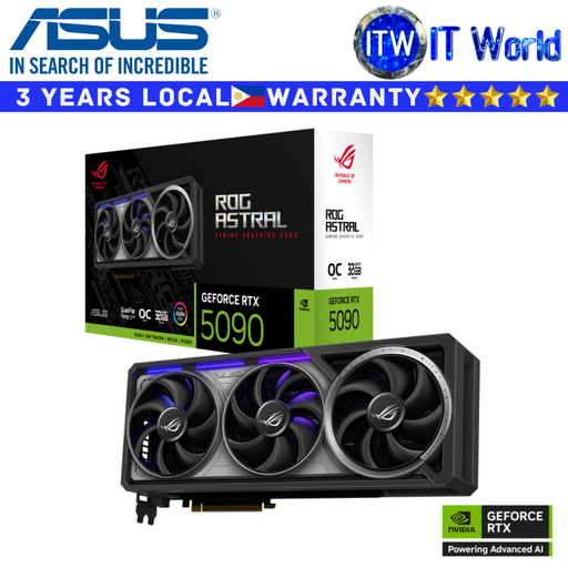 [ROG-ASTRAL-RTX5090-O32G-GAMING] ASUS RTX 5090 32GB GDDR7 OC Edition ROG Astral Geforce Graphic Card (ROG-ASTRAL-RTX5090-O32G-GAMING)