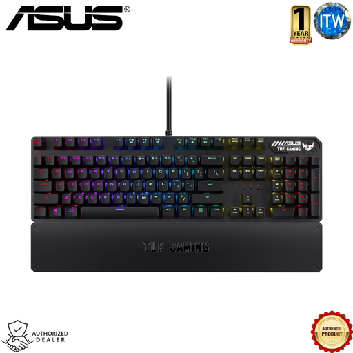 [K3 Blue Switch] ASUS TUF Gaming K3 - Red, Blue and Brown Mechanical Switch RGB Mechanical Keyboard Aura Sync Lighting