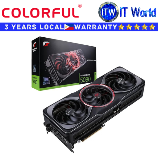 [iGame GeForce RTX 5080 ADVANCED OC 16GB-V] Colorful RTX 5080 iGame Advanced OC 16GB-V GDDR7 Geforce Graphic Card