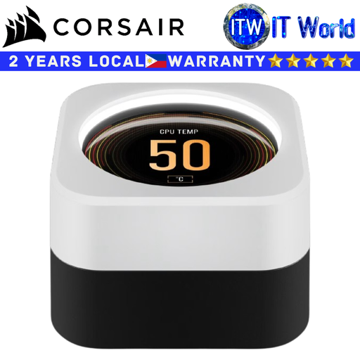 [CS-CW-9060066-WW] Itw | Corsair iCUE ELITE CPU Cooler LCD Display Upgrade Kit (Black | White)