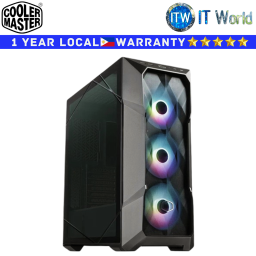 [TD500V2-KGNN-S00] Cooler Master Computer PC Case TD500 MESH V2 Mid Tower Tempered Glass Black (TD500V2-KGNN-S00)