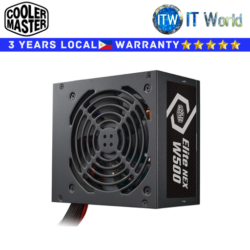 [MPW-5001-ACBW-BPH] Itw | Cooler Master PSU 500W Power Supply Unit Elite Nex W500 230V 80+White (MPW-5001-ACBW-BPH)