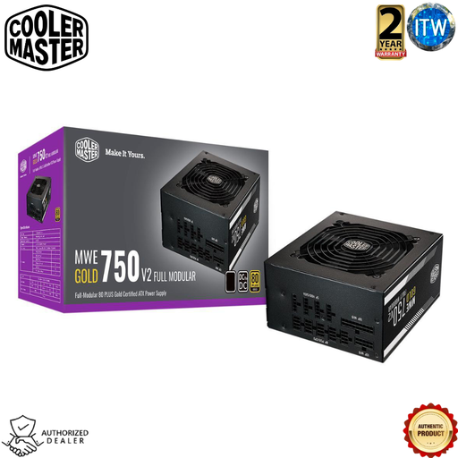 [MPE-7501-AFAAG-U2] Cooler Master PSU 750Watts Power Supply Unit MWE Gold 750 V2 80+ Gold (MPE-7501-AFAAG-U2)