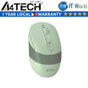 A4tech FB10C - Dual Mode Rechargeable, Bluetooth mode and 2.4GHz Wireless Mouse (Matcha Green)