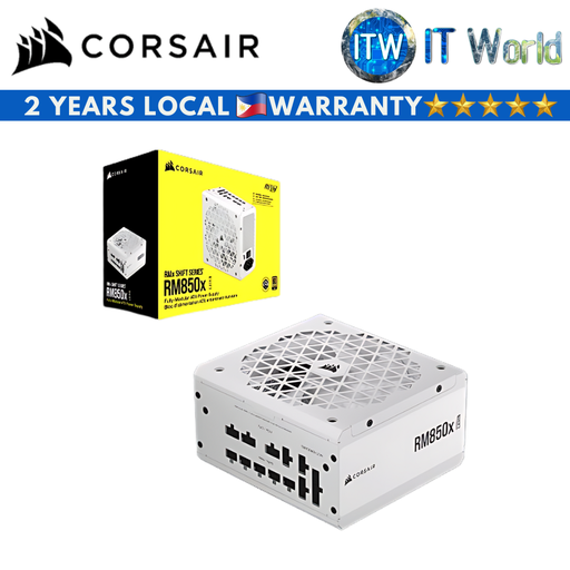 [CS-CP-9020274-NA] Corsair RM850x SHIFT 80+ Gold Fully-Modular ATX Power Supply (White) (CS-CP-9020274-NA)