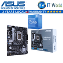 Intel Core i5-12400F Processor with ASUS Prime B660M-K D4 Motherboard Bundle