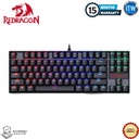 Redragon Kumara K552A RGB - 87 Keys, Backlit Mechanical Computer illuminated Keyboard for PC Gaming
