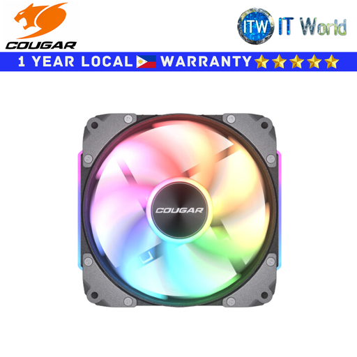 [APOLAR-120-SINGLE BLACK] Cougar PC Fan Apolar 120 ARGB Single Fan Black