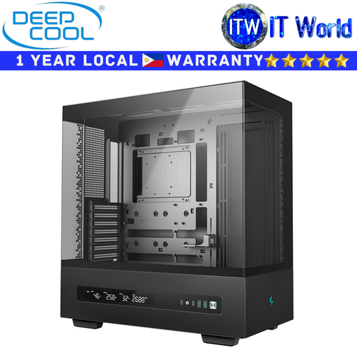 [R-CH690-BKNNA0D-G-1] Deepcool Computer PC Case CH690 Digital ATX Mid-Tower Case Tempered Glass Black (R-CH690-BKNNA0D-G-1)