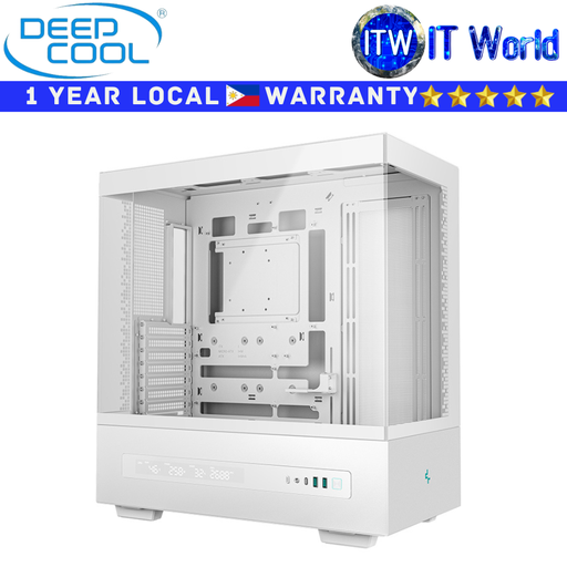[R-CH690-WHNNA0D-G-1] Deepcool Computer PC Case CH690 Digital ATX Mid-Tower Case Tempered Glass White (R-CH690-WHNNA0D-G-1)