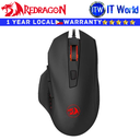 Redragon Gainer M610 - 3200DPI, LED Lighting, Wired USB Gaming Mouse for Windows/Mac PC (Black)