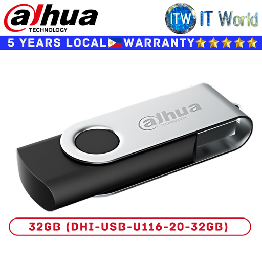 [DHI-USB-U116-20-32GB] Dahua USB Flash Drive 32GB U116 USB2.0 (DHI-USB-U116-20-32GB)