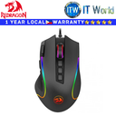 Redragon Predator M612 RGB - 11 Programmable Button, 5 RGB Modes, 8000DPI Wired Optical Gaming Mouse