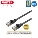 Unitek Cat 6 UTP RJ45 Flat Ethernet Cable (BLACK)