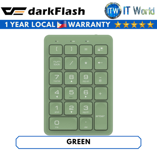 [DF N58-Green] Darkflash N58 Bluetooth Digital Number Keypad (Green)