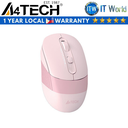 A4tech FB10C - Dual Mode Rechargeable, Bluetooth mode and 2.4GHz Wireless Mouse (Baby Pink)