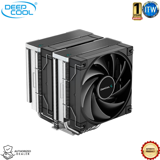 [R-AK620-BKNNMT-G] DeepCool AK620 High Performance Dual Tower Cpu Cooler (R-AK620-BKNNMT-G)