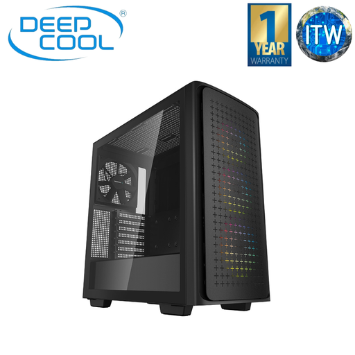 [R-CK560-BKAAE4-G-1] DeepCool CK560 Mid-Tower Tempered Glass PC Case (Black)