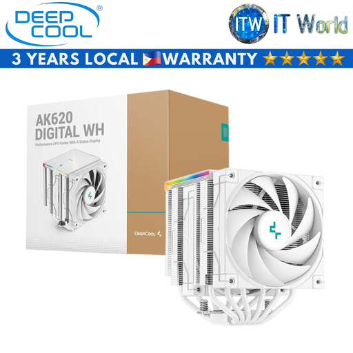 [R-AK620-WHADMN-G] Itw | Deepcool AK620 Digital WH Air Cooler (R-AK620-WHADMN-G)