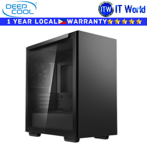 [MACUBE110-BKNGMIN-G-1] Deepcool Computer PC Case Macube 110 Black micro-ATX Tempered Glass (R-MACUBE110-BKNGM1N-G-1)
