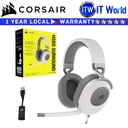 Corsair HS65 SURROUND Wired Gaming Headset — in Carbon and White (AP)