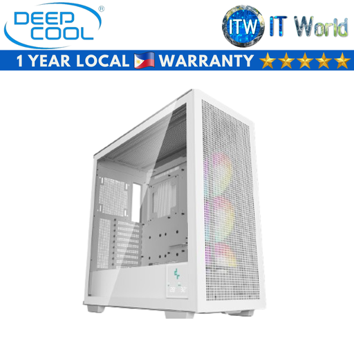 [MORPHEUS-WHAPA1-G-1] Deepcool Morpheus Modular High Airflow ATX+ Tempered Glass PC Case White (MORPHEUS-WHAPA1-G-1)
