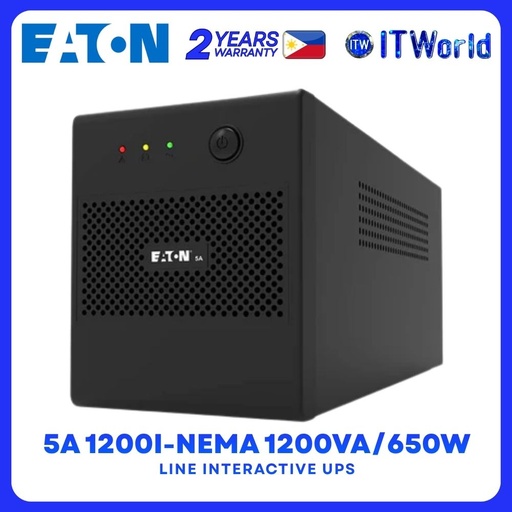 [5A 1200I-NEMA] Eaton 5A 1200I-NEMA 1200VA/650W Tower Single-Phase Line Interactive UPS