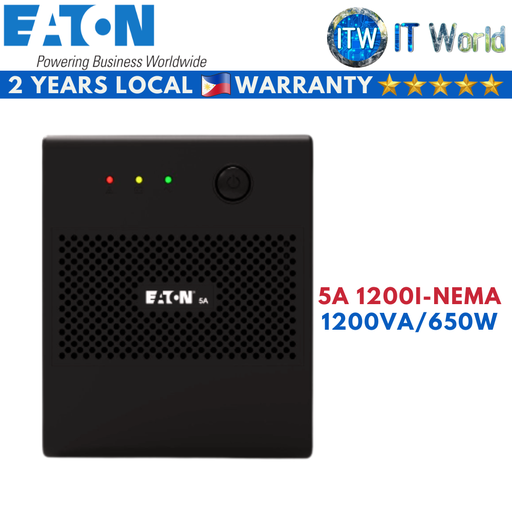 [5A 1200I-NEMA] Eaton 5A 1200I-NEMA 1200VA/650W Tower Single-Phase Line Interactive UPS