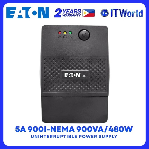 [5A 900I-NEMA] Eaton 5A 900I-NEMA 900VA/480W Tower Single-Phase Line Interactive UPS