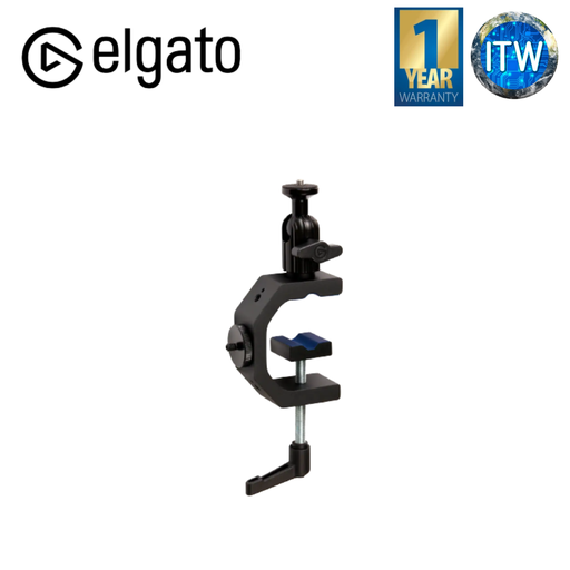 [EL-10AAQ9901] Elgato Heavy Clamp Heavy Duty G-Clamp and Ball Head Multi Mount Essential (EL-10AAQ9901)