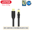 Unitek 1.8METERS USB 2.0 to RJ45 Console Rollover Flat Cable (Y-SP02001B)