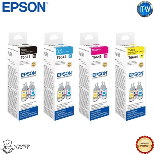 [C13T664300-Magenta] Epson T664 Ink Bottle 70ml (T6641 / T6642 / T6643 / T6644) (Magenta)