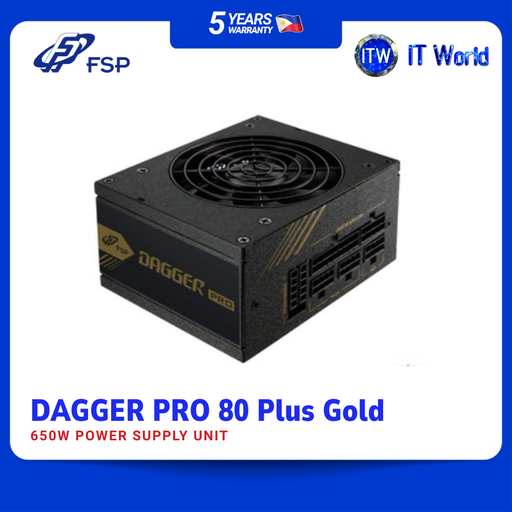 [FSP-SDA2-650] FSP DAGGER PRO 650W 80 Plus Gold SFX Power Supply Unit (FSP-SDA2-650)