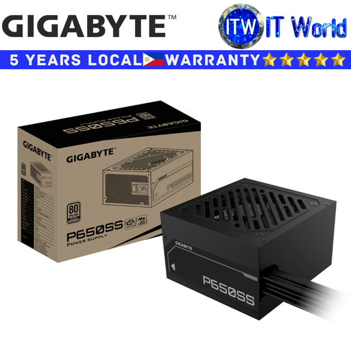 [GP-P650SS] Gigabyte PSU 650W Power Supply Unit P650SS 80+ Silver Fluid Dynamic Bearing (GP-P650SS)