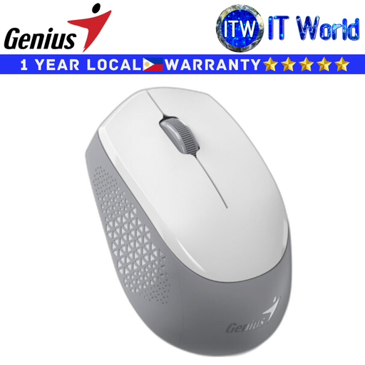 [GEN31030034400 White] Genius Wireless Mouse NX-8000S BT Bluetooth Silent Mouse White (GEN31030034400)